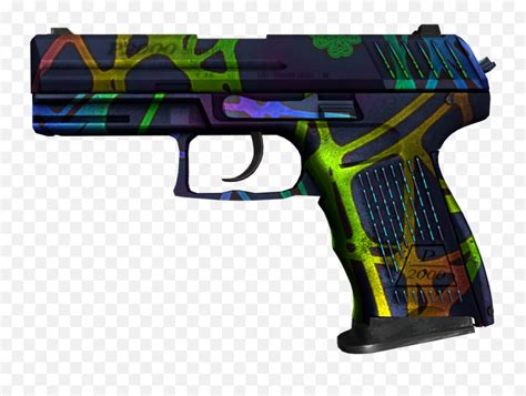 P2000 Acid Etched U2014 Skin On Csgo Wiki By Csmoney - Clipdraw P365 Emoji,Four Leaf Clover ...