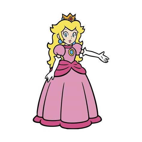 Princess Peach Vector At Vectorified Com Collection O - vrogue.co