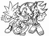 Sonic Team Coloring Pages sketch template