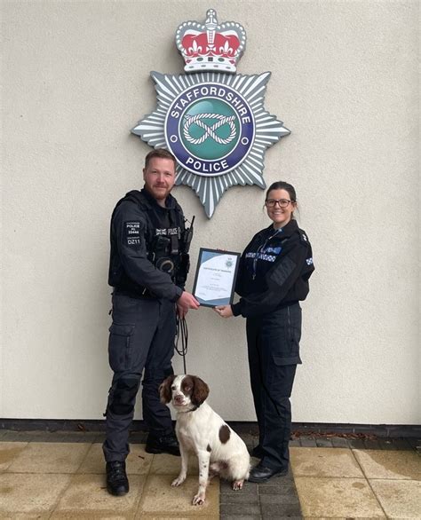 New police dog and handler spring into step in dog unit | Staffordshire ...