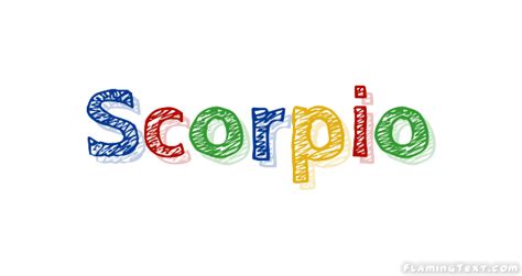 Scorpio Logo | Free Logo Design Tool from Flaming Text