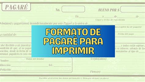 Formato Pagare Para Imprimir - Image to u