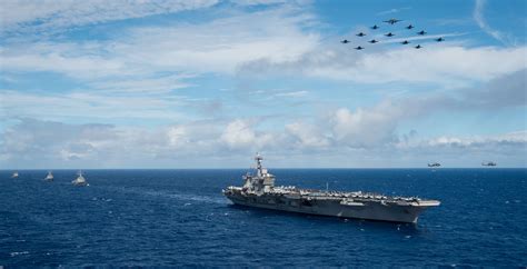 Carrier USS Carl Vinson Enters Drydock for Maintenance After Busy ...