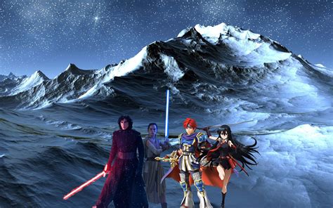 Roy x Akame and Ben Solo x Rey by alienskiller1 on DeviantArt