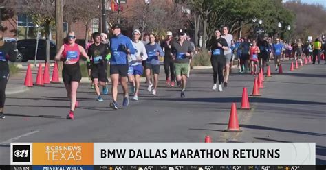 Roads reopening Monday after BMW Dallas Marathon - CBS Texas