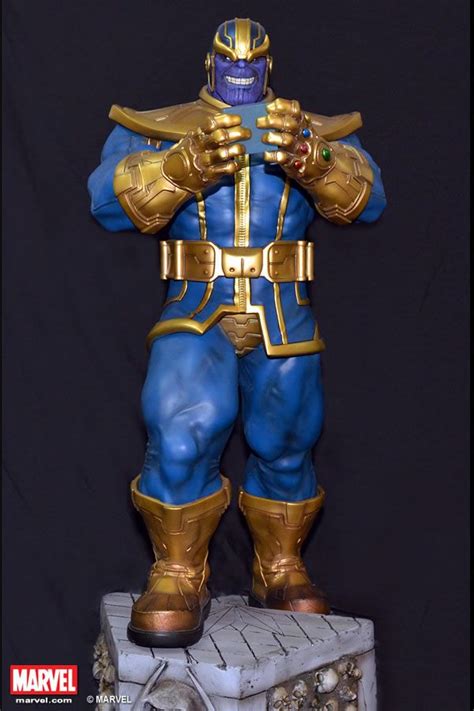 THANOS STATUE (COMICS VERSION) | Marvel figure, Statue, Marvel statues