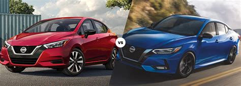 2022 Nissan Versa vs. Sentra | Versa or Sentra: Compare Sedans