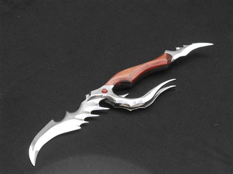 Flame blade with blood wood by Licataknives on DeviantArt