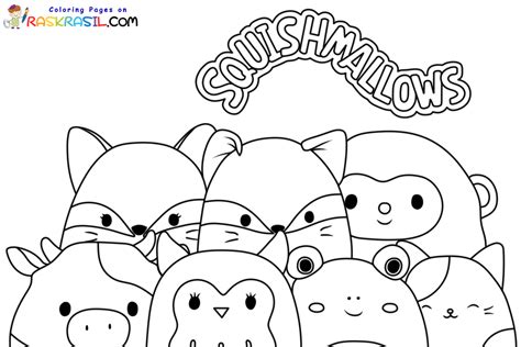 Printable Squishmallow Coloring Pages