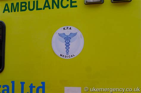 PA04 DLY A Ford Transit ambulance conversion that is operated by KFA Medical Ltd… – UK Emergency ...