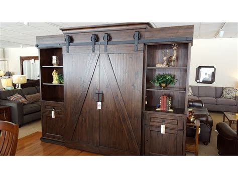 Magnussen Living Room Sliding Barn Door Tv Entertainment Center E3779 ...