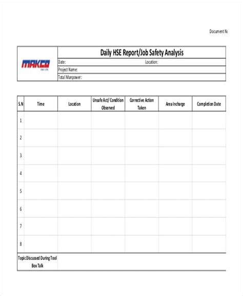 Safety Report Templates - 27+ Free Word, PDF, Apple Pages Format Download