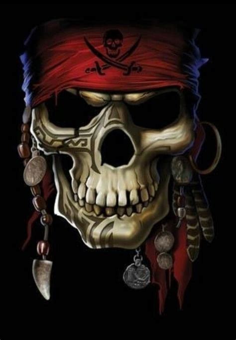 Pirate skull … | Pirate skull, Skull, Pirate art