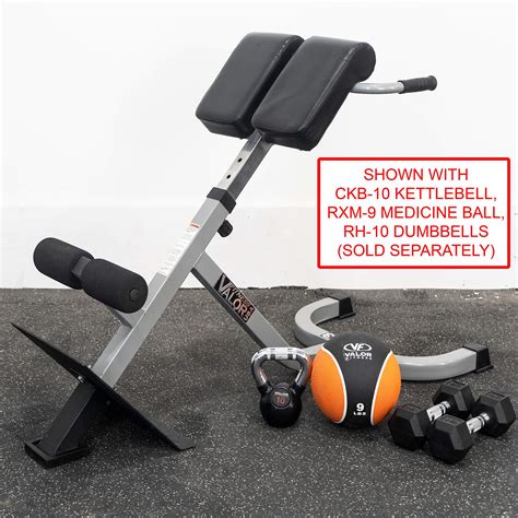 Valor Fitness CB-13 Adjustable Roman Chair/Back Extension Bench Hyperextension Machine Lower ...