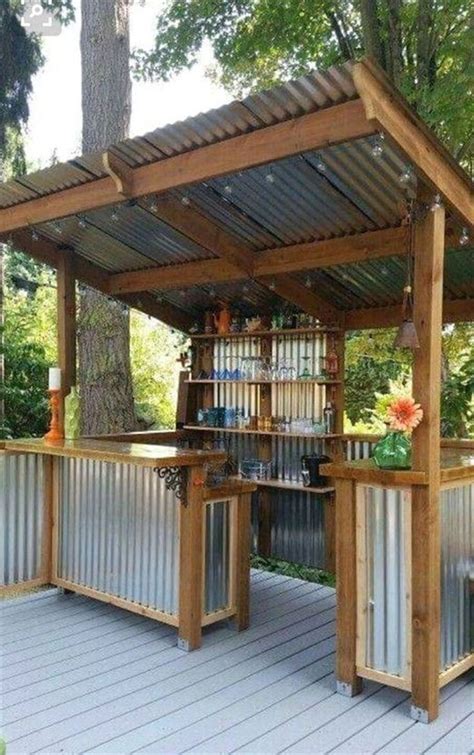 30+ Unusual DIY Outdoor Bar Ideas On A Budget | Pergola, Pergola patio ...