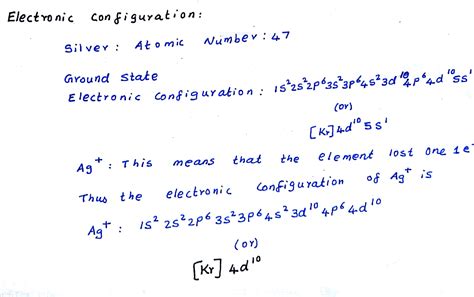 Electron Configuration Of Silver - cloudshareinfo