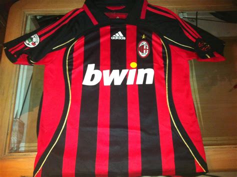 The Soccer Jersey Blog: 2006-2007 AC Milan Home (#22 Kaka)