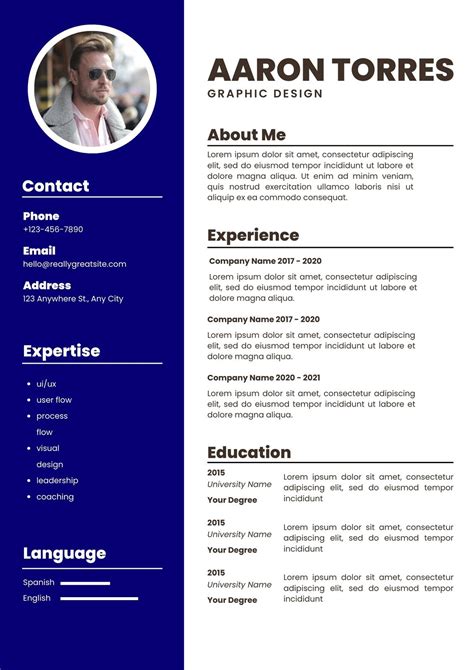 Professional Graphic Designer Resume