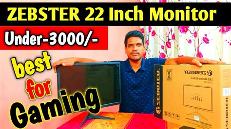 ZEBSTER 22 INCH gaming monitor under 3000 | best computer monitor under 5000 #monitor #digi ...