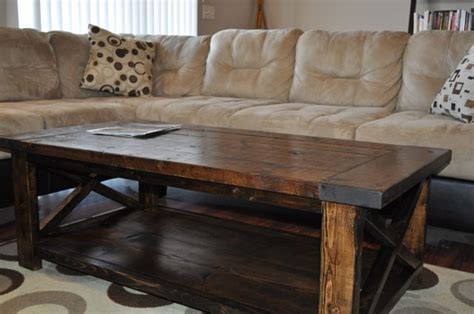 farm house coffee table | Farmhouse Style Rustic X Coffee Table | Do It Yourself Home Projects ...