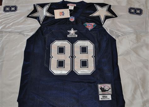 DALLAS COWBOYS #88 MICHAEL IRVIN BLUE THROWBACK JERSEY AUTHENTIC SEWN ...