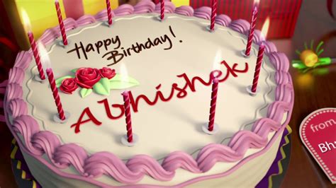 Birthday Cake Images With Name Abhishek - Image Gallery