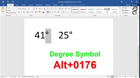 How To Type Degree Symbol In Microsoft Word - Printable Online