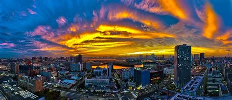 Tokyo Bay Sunset (Panorama/HDR) by ND700 Tokyo Bay, World Of Color ...