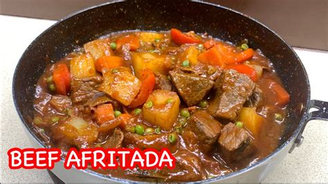 Beef Afritada Recipe Filipino Style | Dandk Organizer