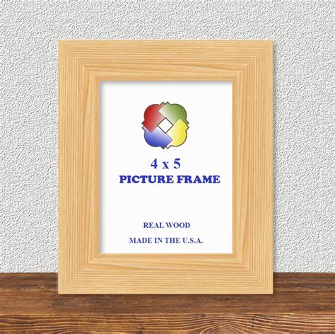 4x5 Frame Picture Frame 4x5 Unfinished Wood Frame 4x5 Pine - Etsy