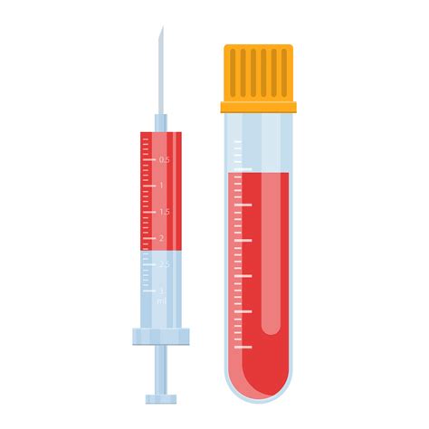 Blood test isolated 1267993 Vector Art at Vecteezy