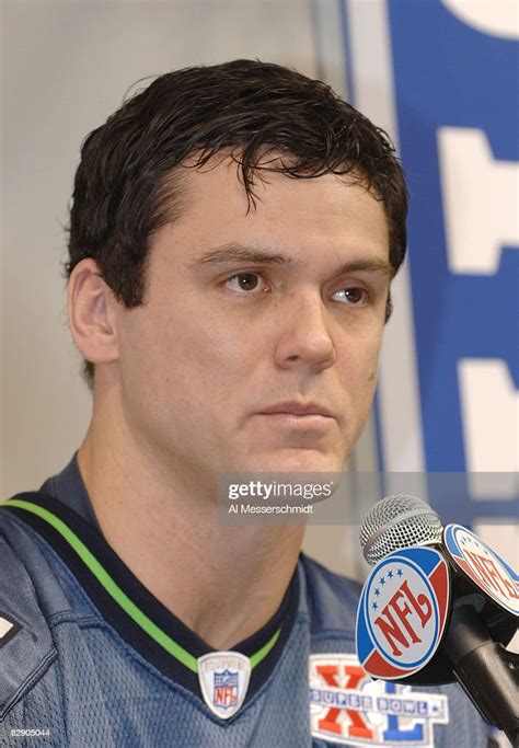 Joe Jurevicius during Seattle Seahawks media day for Super Bowl XL at ...