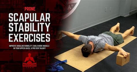 Prone Exercises for Scapular Stability - Full Video Tutorial - Man Flow Yoga