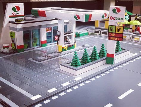 37 LEGO Gas Station ideas | lego, házak, kutya