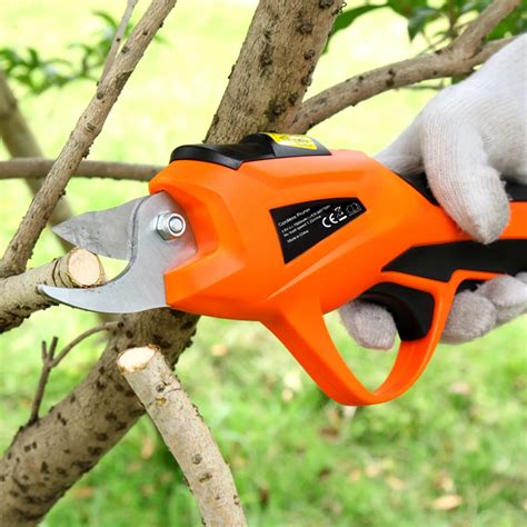 EAST Power Tools 3.6V Li ion Battery Cordless Secateur Branch Cutter Electric Fruit Pruning Tool ...