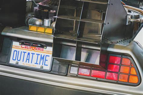 BTTF DeLorean Replica Photograph by SR Green