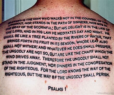 52 Religious Bible Verses Tattoos Designs On Back - Tattoo Designs – TattoosBag.com