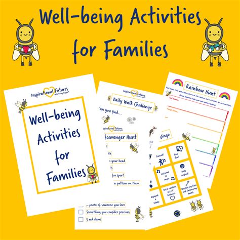 Well-being activities for families - Inspirational Futures