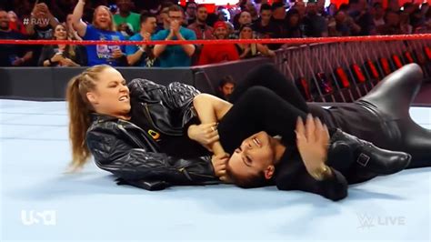 Watch Ronda Rousey Wreck Stephanie McMahon Once Again On WWE Raw