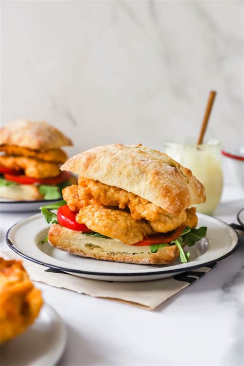 Crispy Chicken Cutlet Sandwich - Lena's Kitchen