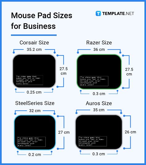 Mouse Pad Size - Dimension, Inches, mm, cms, Pixel | Free & Premium Templates