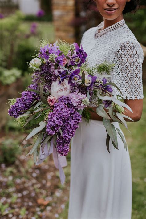 Violet Flower Filled Secret English Garden Inspiration in a Glasshouse Styled by The Timeless ...