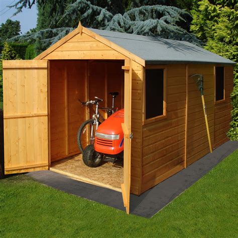 12x6 Atlas Apex Shiplap Wooden Shed | Departments | DIY at B&Q