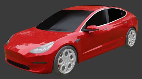 3D tesla model 3 | CGTrader