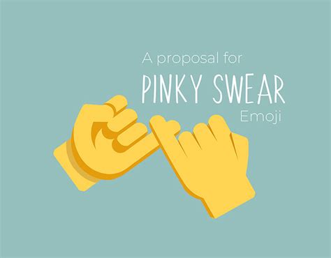 A proposal for Pinky Swear Emoji | Behance