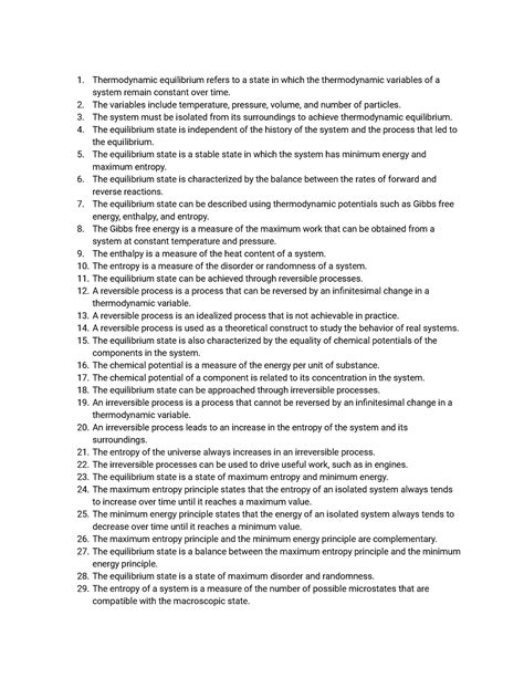 Concept of thermodynamic equilibrium - Thermodynamic equilibrium refers ...