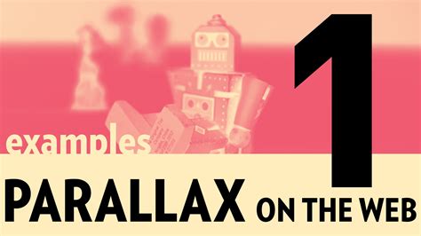 Parallax on the Web (Part 1) - Parallax Examples