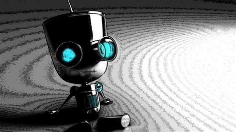 Gray robot, robot, artwork, digital art, concept art HD wallpaper | Wallpaper Flare