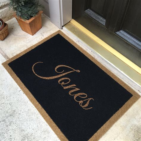 Infinity Custom Mats™ All-Weather Personalized Door Mat - STYLE: SINGL – rugsthatfit.com