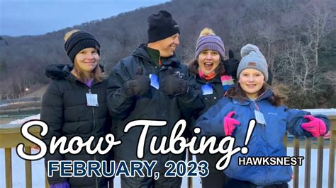 Snow Tubing | Hawksnest | February, 2023 - YouTube